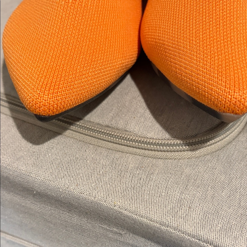 Rothy's Tangerine Orange Pointed Flats - Picture 5 of 5